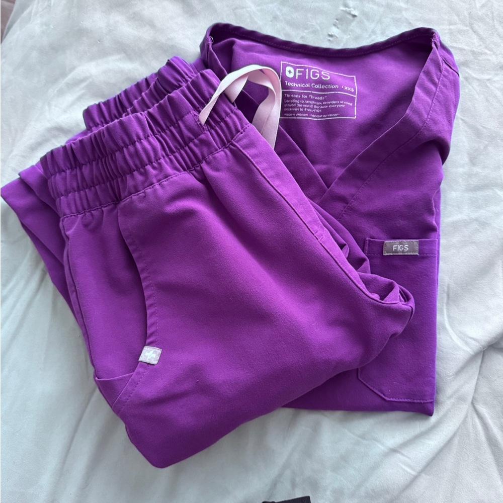 Magic Purple Scrub Set
